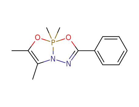 5,6,8,8-tetramethyl-2-phenyl-8λ<sup>5</sup>-[1,3,2]oxazaphospholo[2,3-<i>b</i>][1,3,4,2]oxadiazaphosphole