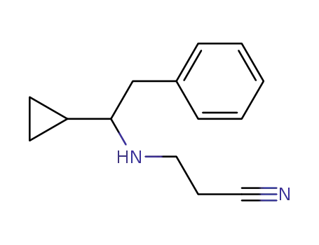 1-Cyclopropyl-2-phenylethyl-2-cyanethyl-amin