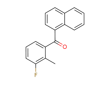 1-<2-Methyl-3-fluor-benzoyl>-naphthalin