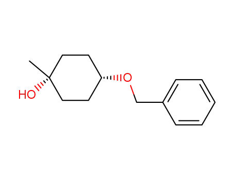 Molecular Structure of 130745-62-9 (4-Benzyloxy-1-methyl-cyclohexanol)