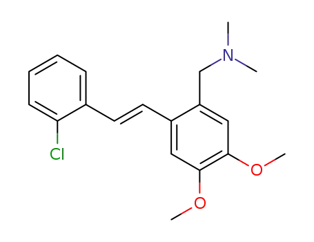 {2-[(E)-2-(2-Chloro-phenyl)-vinyl]-4,5-dimethoxy-benzyl}-dimethyl-amine