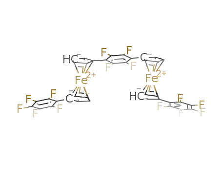 1,4-bis[1'-(pentafluorophenyl)ferrocen-1-yl]tetrafluorobenzene