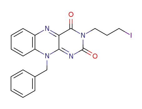 10-Benzyl-3-(3-iodo-propyl)-10H-benzo[g]pteridine-2,4-dione