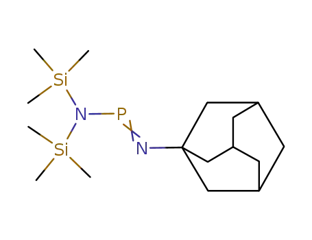 Molecular Structure of 76889-11-7 (N'-(1-adamantyl)-N,N-bis(trimethylsilyl)phosphorimidous amide)