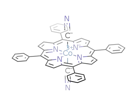 [(tetraphenylporphyrinato)cobalt(III)(CN)2]<sup>(1-)</sup>