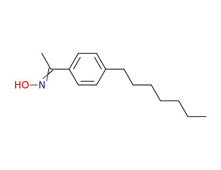 Ethanone, 1-(4-heptylphenyl)-, oxime