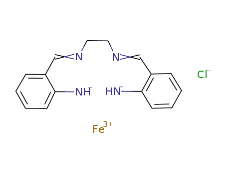 Fe<sup>(3+)</sup>*C<sub>6</sub>H<sub>4</sub>NHCHN(CH<sub>2</sub>)2NCHC<sub>6</sub>H<sub>4</sub>NH<sup>(2-)</sup>*Cl<sup>(1-)</sup>=Fe(C<sub>6</sub>H<sub>4</sub>NHCHN(CH<sub>2</sub>)2NCHC<sub>6</sub>H<sub>4</sub>NH)Cl