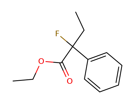 Molecular Structure of 135664-21-0 (ethyl 2-fluoro-2-phenylbutanoate)
