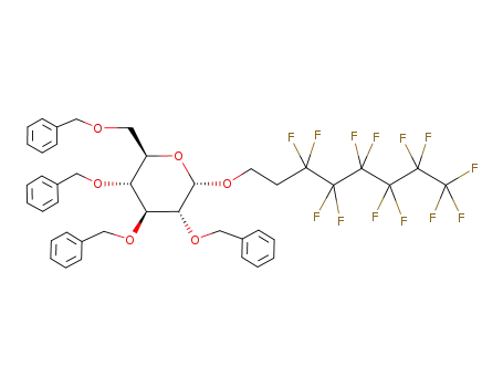 3',3',4',4',5',5',6',6',7',7',8',8',8'-tridecafluorooctyl 2,3,4,6-tetra-O-benzyl-α-D-glucopyranoside