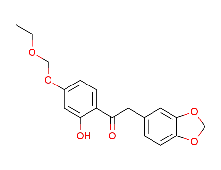 2-hydroxy-4-ethoxymethoxy-3',4'-methylenedioxydesoxybenzoin