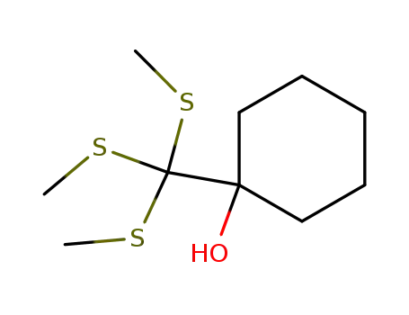 Cyclohexanol, 1-[tris(methylthio)methyl]-