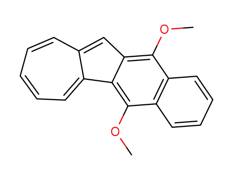 Molecular Structure of 89398-67-4 (Naphth[2,3-a]azulene, 5,12-dimethoxy-)