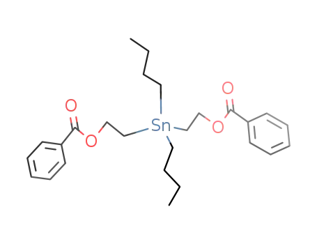 (C<sub>4</sub>H<sub>9</sub>)2Sn{CH<sub>2</sub>CH<sub>2</sub>OCOC<sub>6</sub>H<sub>5</sub>}2