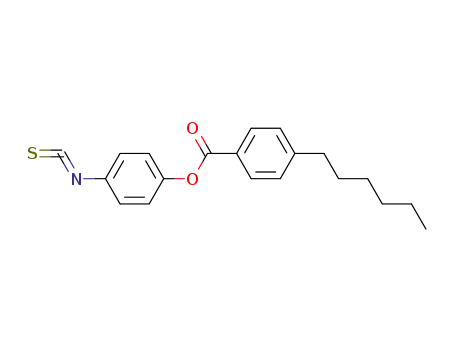 Molecular Structure of 61592-85-6 (Benzoic acid, 4-hexyl-, 4-isothiocyanatophenyl ester)