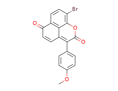 9-bromo-3-(4-methoxyphenyl)naphtho<1,8-bc>pyran-2,6-dione