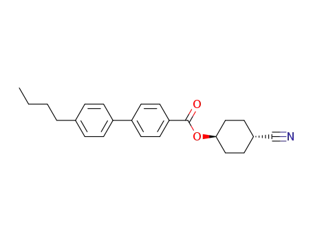Molecular Structure of 115415-51-5 (4'-Butyl-biphenyl-4-carboxylic acid 4-cyano-cyclohexyl ester)