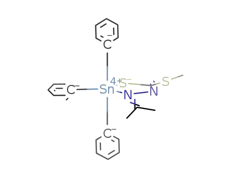 (Me<sub>2</sub>CNNCSMe(S))triphenyltin