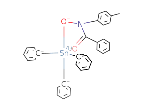 Molecular Structure of 86973-08-2 ((C<sub>6</sub>H<sub>5</sub>)3SnON(CH<sub>3</sub>C<sub>6</sub>H<sub>4</sub>)CO(C<sub>6</sub>H<sub>5</sub>))