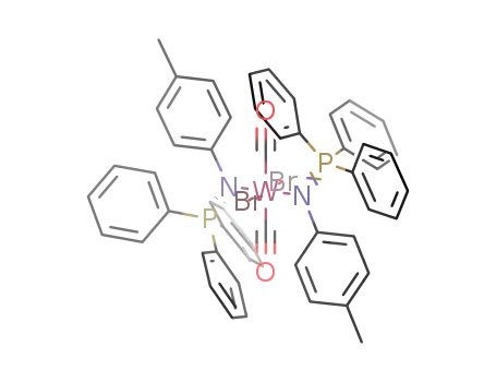 WBr<sub>2</sub>(CO)2(CH<sub>3</sub>C<sub>6</sub>H<sub>4</sub>NP(C<sub>6</sub>H<sub>5</sub>)3)2