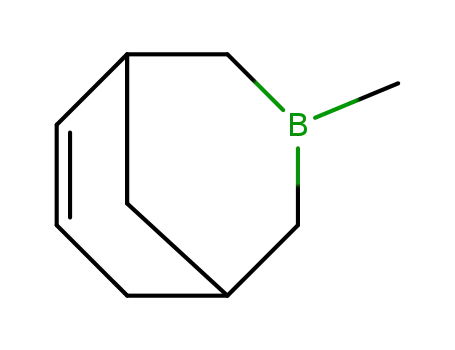 Molecular Structure of 102967-66-8 (3-Borabicyclo[3.3.1]non-6-ene, 3-methyl-)