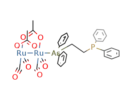 {Ru2(CO)4(μ-O2CMe)2(Ph2As(CH2)2PPh2)}n