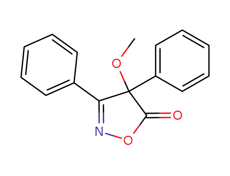 5(4H)-Isoxazolone, 4-methoxy-3,4-diphenyl-