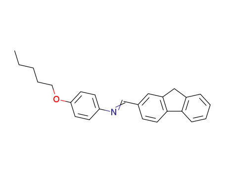 Benzenamine, N-(9H-fluoren-2-ylmethylene)-4-(pentyloxy)-
