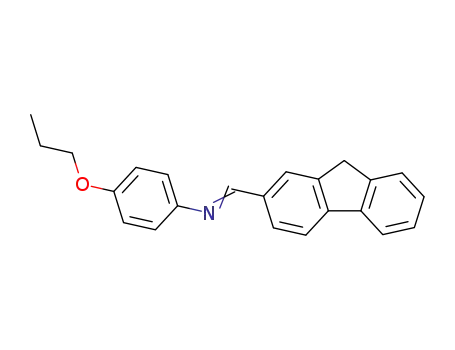 Benzenamine, N-(9H-fluoren-2-ylmethylene)-4-propoxy-