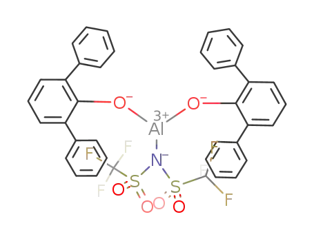 ((C<sub>6</sub>H<sub>5</sub>)2C<sub>6</sub>H<sub>3</sub>O)2AlN(CF<sub>3</sub>SO<sub>2</sub>)2