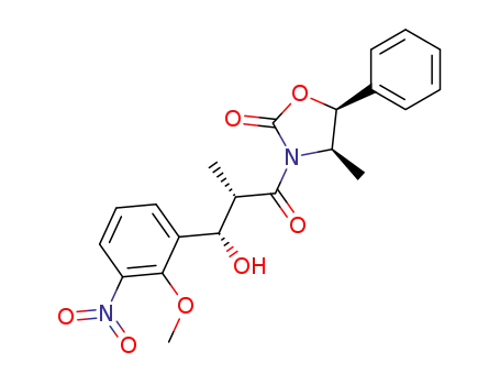 (4R,5S)-3-[(2S,3S)-3-Hydroxy-3-(2-methoxy-3-nitro-phenyl)-2-methyl-propionyl]-4-methyl-5-phenyl-oxazolidin-2-one