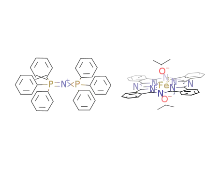 bis-(triphenylphosphine)iminium-bis-i-propoxophthalocyaninatoferrate(III)