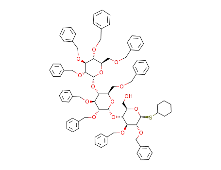 cyclohexyl 2,2',2,3,3',3,4,6',6-nona-O-benzyl-1-β-thiomaltotrioside
