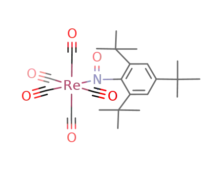 Re(CO)5(NO)C<sub>6</sub>H<sub>2</sub>(C(CH<sub>3</sub>)3)3
