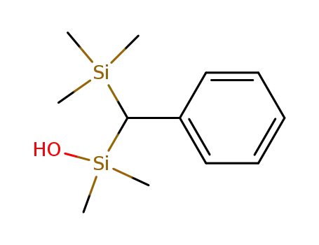 Molecular Structure of 138849-81-7 (Silanol, dimethyl[phenyl(trimethylsilyl)methyl]-)