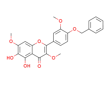 2-(4-Benzyloxy-3-methoxy-phenyl)-5,6-dihydroxy-3,7-dimethoxy-chromen-4-one