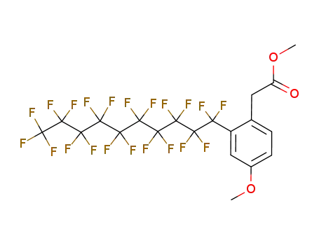 (2-Henicosafluorodecyl-4-methoxy-phenyl)-acetic acid methyl ester