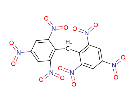 Molecular Structure of 126083-71-4 ((2,2',4,4',6,6'-hexanitro-diphenyl)-methyl anion)