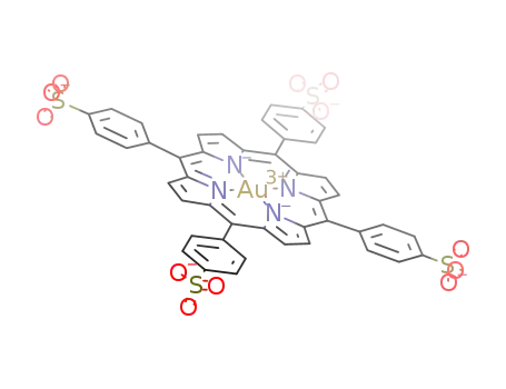 5,10,15,20-tetrakis(4-sulfonatophenyl)porphyrinatogold(III)