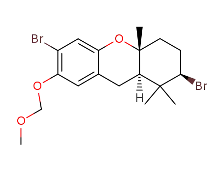(2R,4aR,9aR)-2,6-Dibromo-7-methoxymethoxy-1,1,4a-trimethyl-2,3,4,4a,9,9a-hexahydro-1H-xanthene
