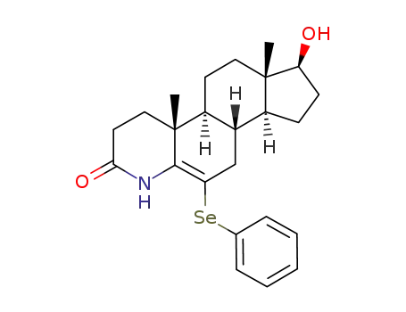 4-aza-17β-hydroxy-6-(phenylseleno)-5-androsten-3-one