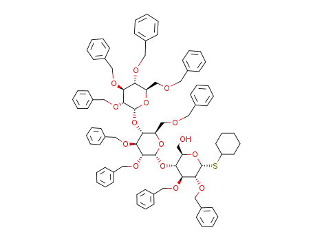 cyclohexyl 2,2',2,3,3',3,4,6',6-nona-O-benzyl-1-α-thiomaltotrioside