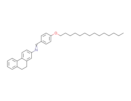 (9,10-Dihydro-phenanthren-2-yl)-[1-(4-tetradecyloxy-phenyl)-meth-(E)-ylidene]-amine