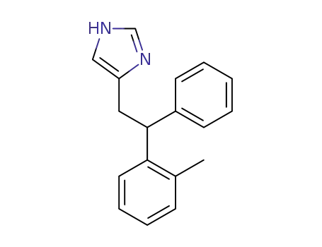 Molecular Structure of 106147-63-1 (1H-Imidazole, 4-[2-(2-methylphenyl)-2-phenylethyl]-)