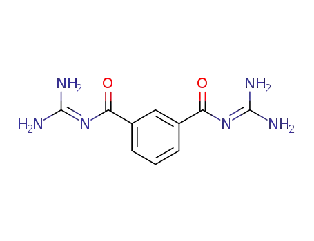 Molecular Structure of 95837-18-6 (1,3-Benzenedicarboxamide, N,N'-bis(aminoiminomethyl)-)