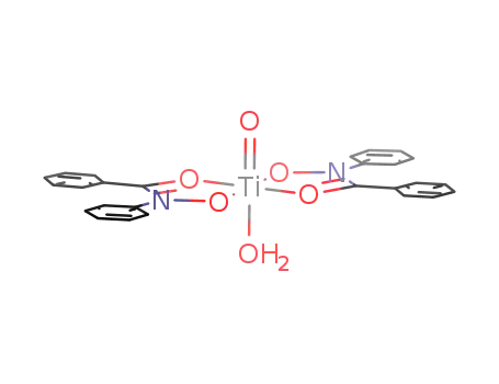 TiO(C<sub>6</sub>H<sub>5</sub>C(O)N(O)C<sub>6</sub>H<sub>5</sub>)2(H<sub>2</sub>O)