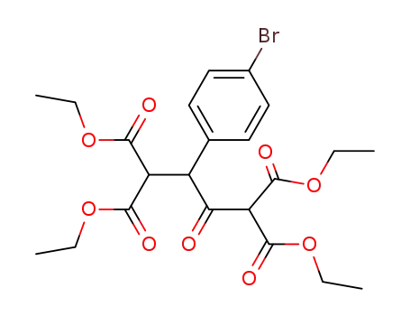 3-(4-Bromo-phenyl)-2,5-bis-ethoxycarbonyl-4-oxo-hexanedioic acid diethyl ester