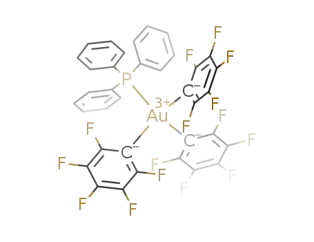 [Au(C<sub>6</sub>F<sub>5</sub>)3(P(C<sub>6</sub>H<sub>5</sub>)3)]