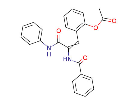 N-Phenyl-2-benzoylamino-o-acetoxycinnamide