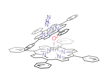 ((N<sub>3</sub>)C<sub>20</sub>H<sub>8</sub>N<sub>4</sub>(C<sub>6</sub>H<sub>5</sub>)4Mn)OMnC<sub>20</sub>H<sub>8</sub>N<sub>4</sub>(C<sub>6</sub>H<sub>5</sub>)4