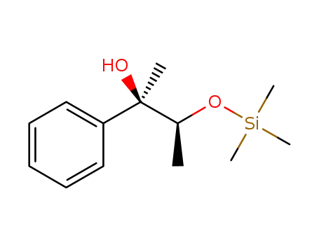 (R<sup>*</sup>,S<sup>*</sup>)-2-phenyl-3-<(trimethylsilyl)oxy>-2-butanol